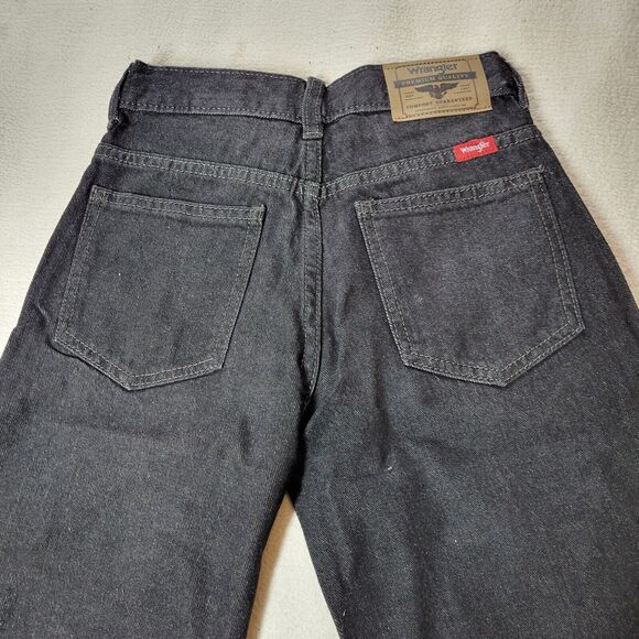 Wrangler Jeans Boys Regular Black Size 8 Slim Loose Denim Pants Kids Kid School - Picture 13 of 15